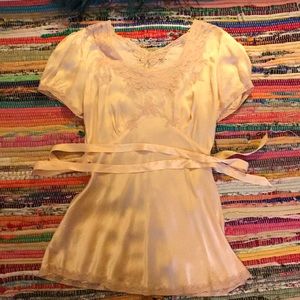 Vintage 1940s silk blouse